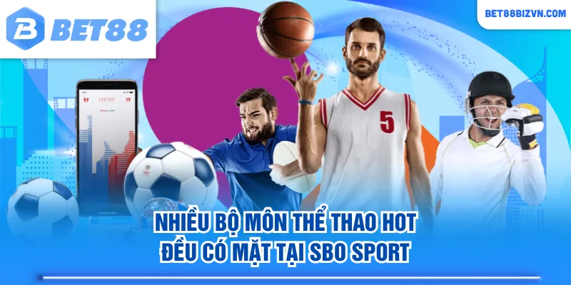 Nhiều bộ môn thể thao hot đều có mặt tại SBO Sport